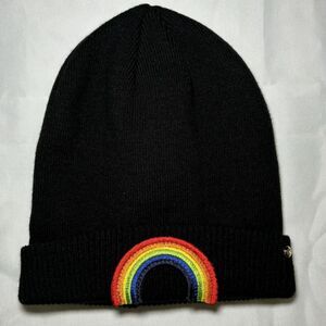 Juicy Couture Beanie Black Rainbow One Size